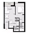 Alef Darb 1 Bed Layout