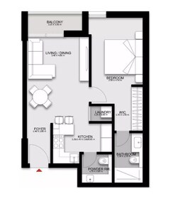 1 Bed 703 Sq. Ft. Apartment in Alef Darb