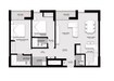 Alef Darb 2 Beds Layout