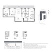 Alef Palace Residences 3 Beds Layout