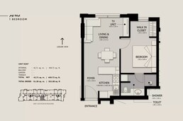 1 Bed 551 Sq. Ft. Apartment in Alef Sawa