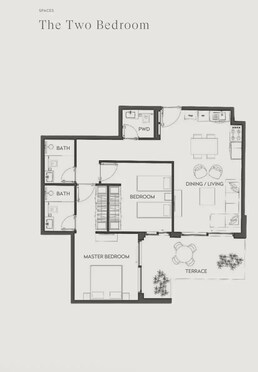 2 Beds 1181 Sq. Ft. Apartment in Almarwan Hawa Residency