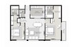 Arada Areej Apartments 2 Beds Layout