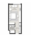 Arada Areej Apartments Studio Layout