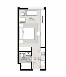 356 Sq. Ft. Studio in Arada Areej Apartments