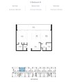 Arada IL Teatro Residences 2 Beds Layout