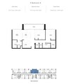 Arada IL Teatro Residences 3 Beds Layout