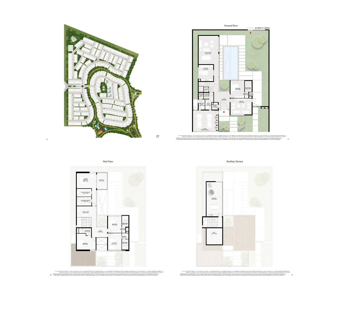 Arada Kaya Villas 5 Beds Layout