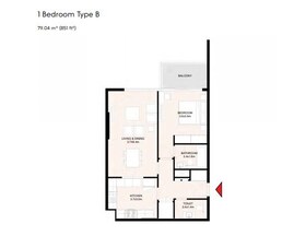 1 Bed 851 Sq. Ft. Apartment in Arada Misk Apartments