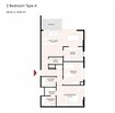 Arada Misk Apartments 2 Beds Layout