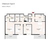 Arada Misk Apartments 3 Beds Layout
