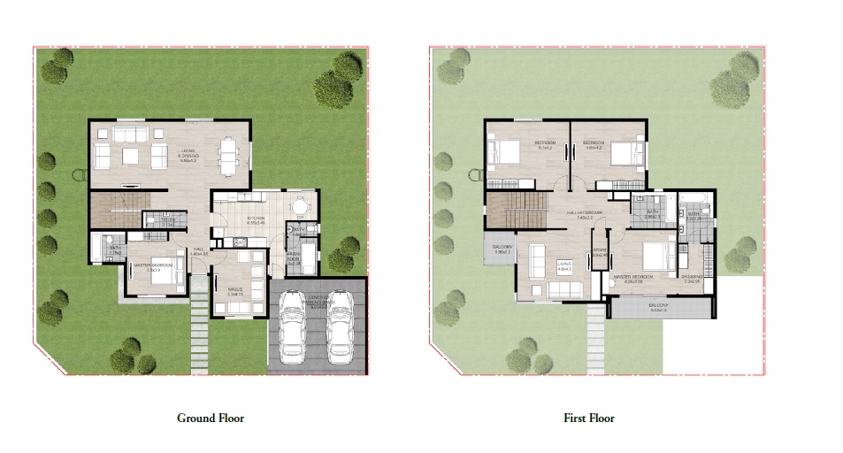 Arada Nasma Residences 4 Beds Layout