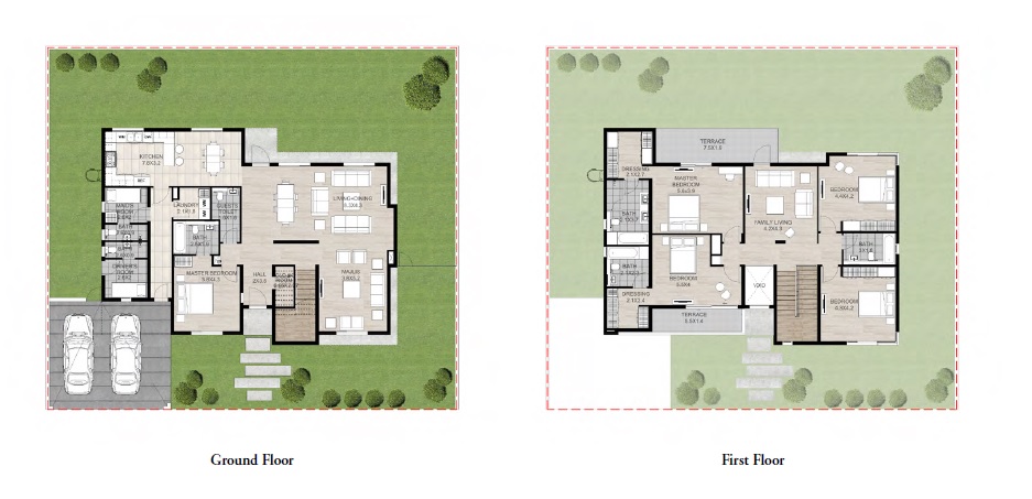 Arada Nasma Residences 5 Beds Layout