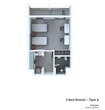 Arada Nest 2 Beds Layout