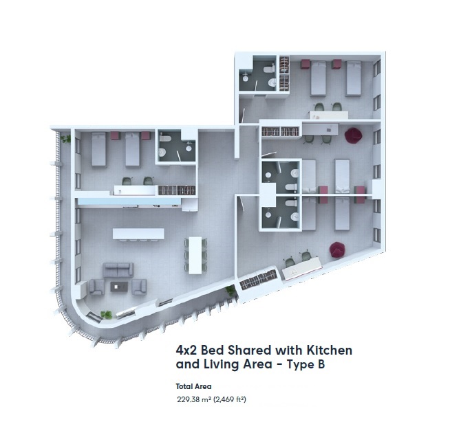 Arada Nest Apartment Layout