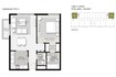 Arada Rehan Apartments 1 Bed Layout