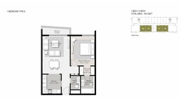 1 Bed 764 Sq. Ft. Apartment in Arada Rehan Apartments