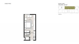 358 Sq. Ft. Studio in Arada Rehan Apartments
