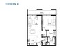 Arada Rove Home 1 Bed Layout