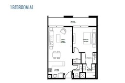 1 Bed 827 Sq. Ft. Apartment in Arada Rove Home