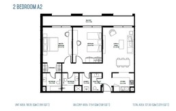 2 Beds 1378 Sq. Ft. Apartment in Arada Rove Home