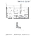 Arada Safa 1 Apartments 2 Beds Layout