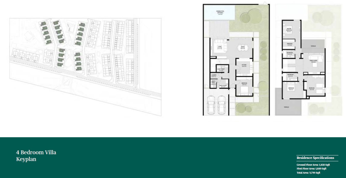 Arada Sarab 2 4 Beds Layout
