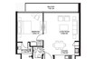 Arada Sokoon Apartments 1 Bed Layout