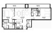 Arada Sokoon Apartments 2 Beds Layout