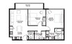 Arada Sokoon Apartments 2 Beds Layout