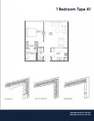 Arada The Gate 3 1 Bed Layout