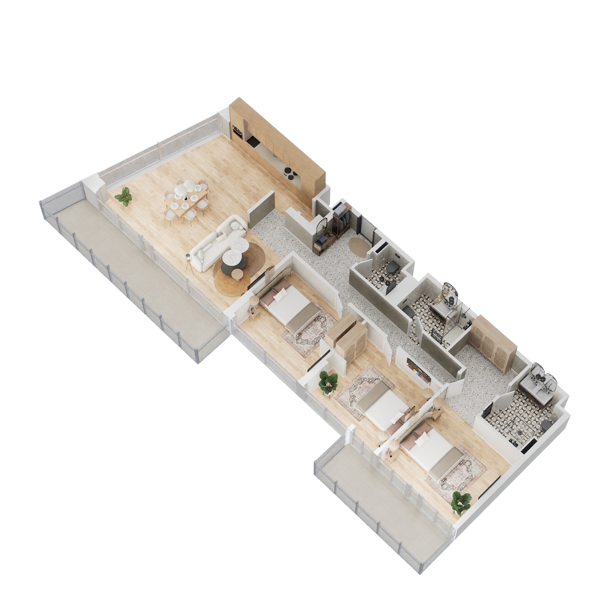 3 Beds 1753 Sq. Ft. Apartment in Arada The Gate