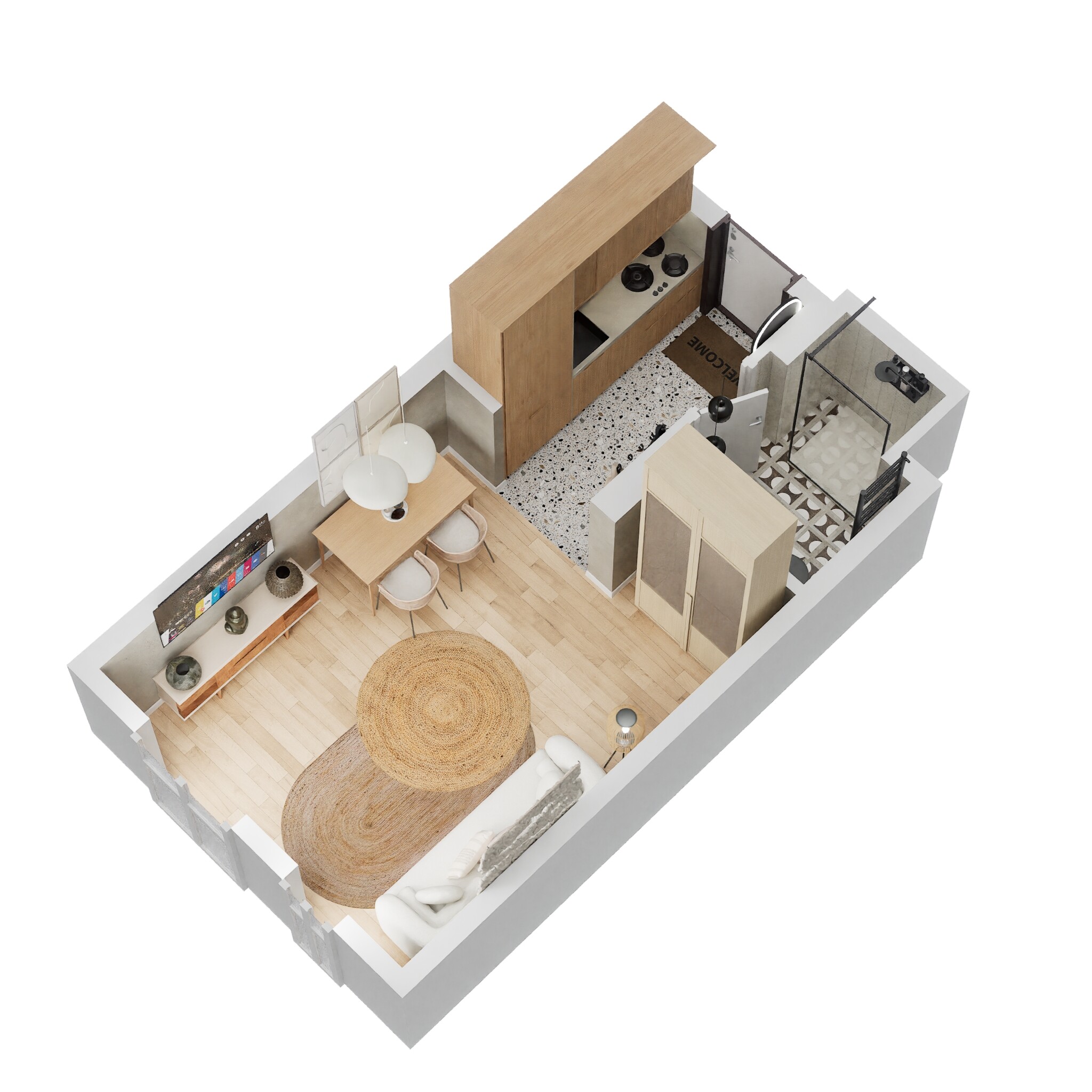 291 Sq. Ft. Studio in Arada The Solo