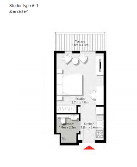 Arada The Solo Studio Layout