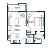 Arada Tiraz Apartments 1 Bed Layout