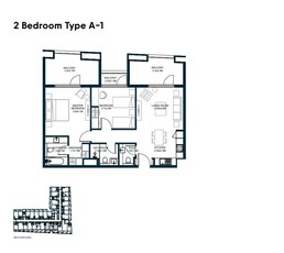 2 Beds 1055 Sq. Ft. Apartment in Arada Tiraz Apartments