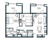 Arada Tiraz Apartments 2 Beds Layout