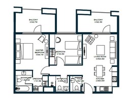 2 Beds 1118 Sq. Ft. Apartment in Arada Tiraz Apartments