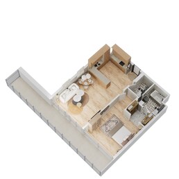 1 Bed 863 Sq. Ft. Apartment in Arada Vida Residences 3