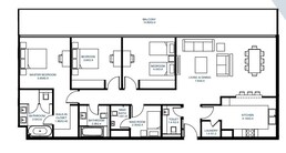 3 Beds 2108 Sq. Ft. Apartment in Arada Vida Residences