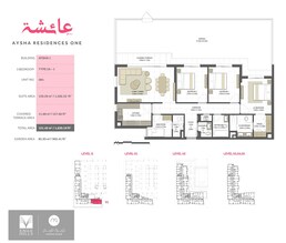 3 Beds 1630 Sq. Ft. Apartment in Eagle Aysha Residences