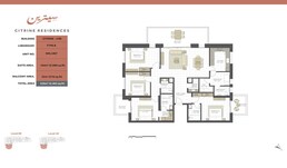 4 Beds 2465 Sq. Ft. Apartment in Eagle Citrine Residences