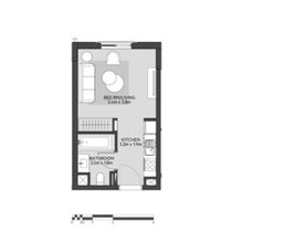 322 Sq. Ft. Studio in Eagle Cyan Beach Residence