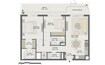 Eagle Gem Residences 2 Beds Layout