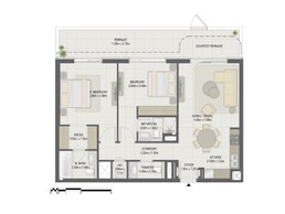 2 Beds 1315 Sq. Ft. Apartment in Eagle Gem Residences