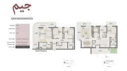 4 Beds 2910 Sq. Ft. Apartment in Eagle Gem Residences