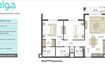 Eagle Jawaher Residences 2 Beds Layout