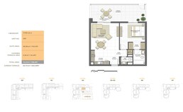 1 Bed 778 Sq. Ft. Apartment in Eagle Maryam Gate Residences