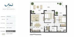 2 Beds 1031 Sq. Ft. Apartment in Eagle Nada Residences