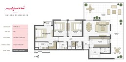 3 Beds 2477 Sq. Ft. Apartment in Eagle Naseem Residences